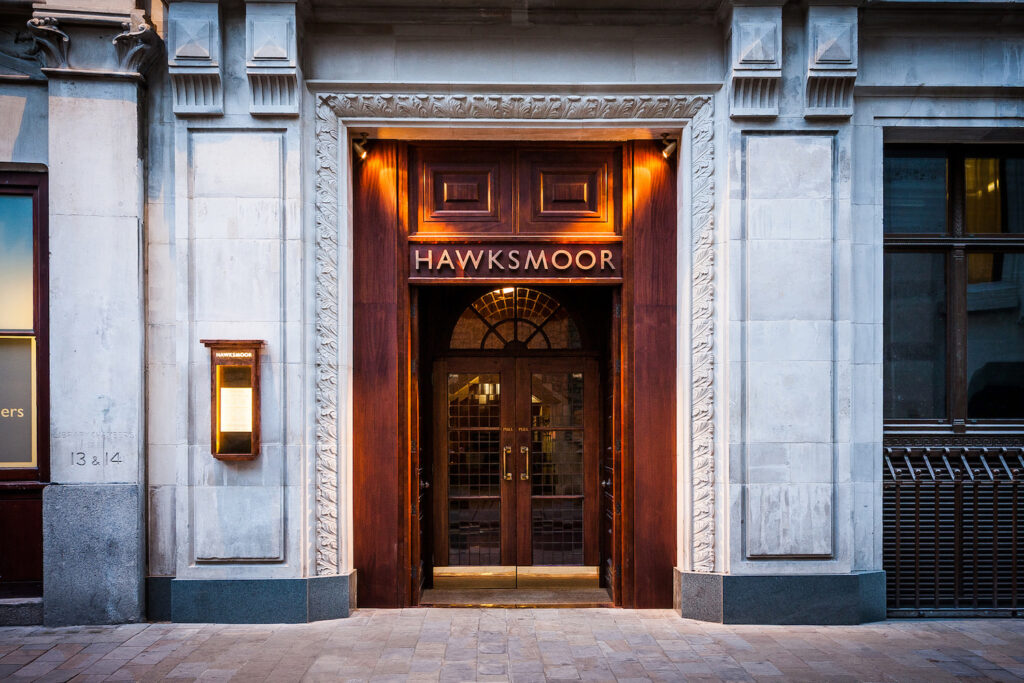 Hawksmoor Guildhall - traditional stone building - wood entrance