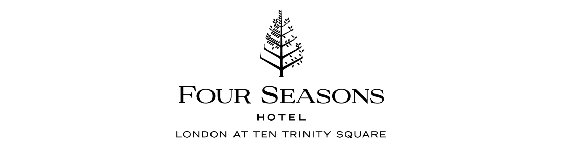 the logo for Four Seasons Hotel London at Tower Bridge