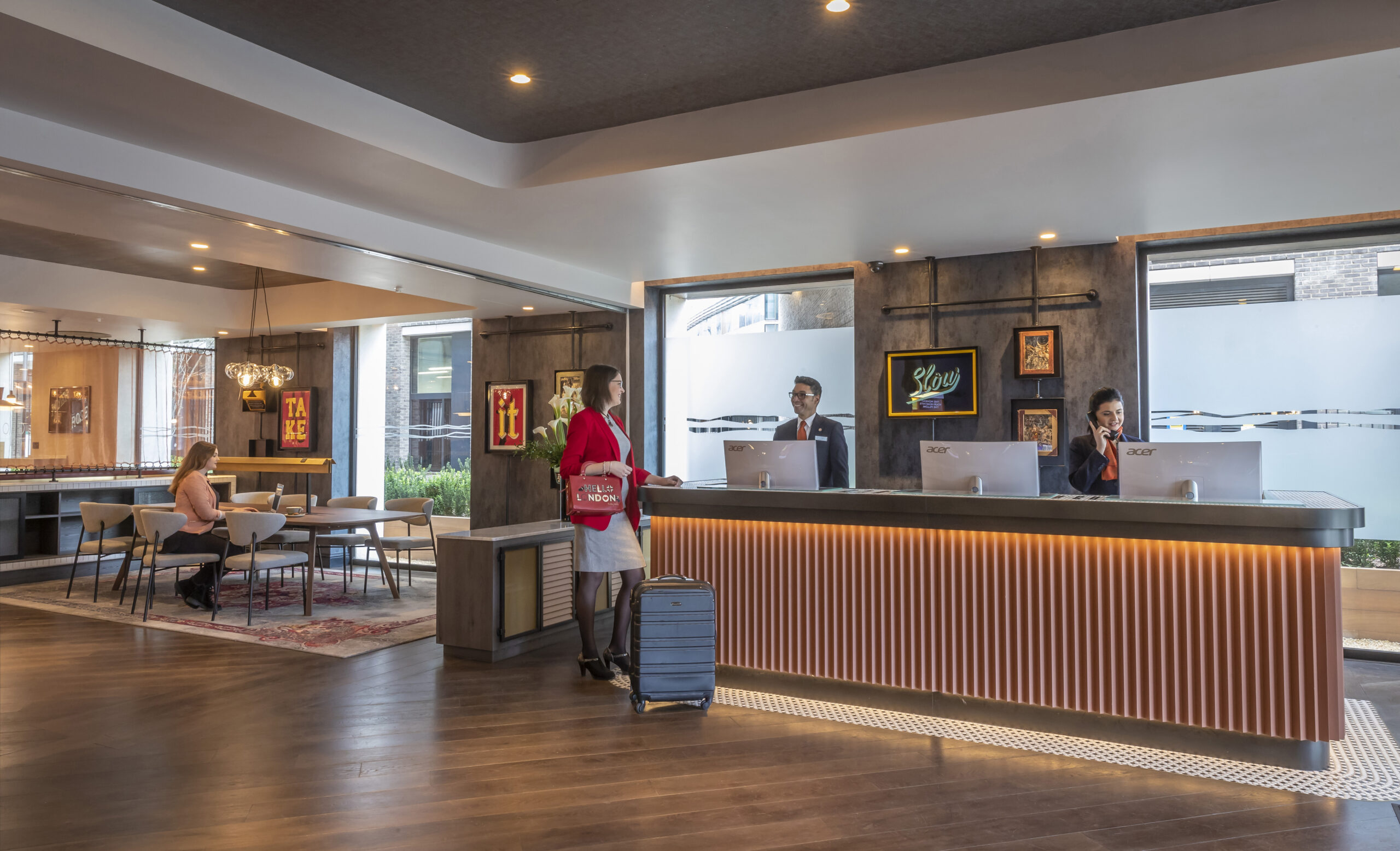 hotel lobby
