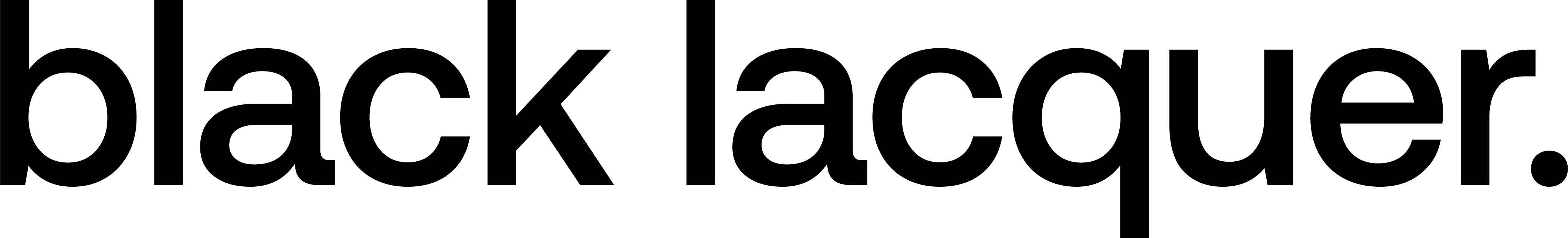 the logo for Black Lacquer