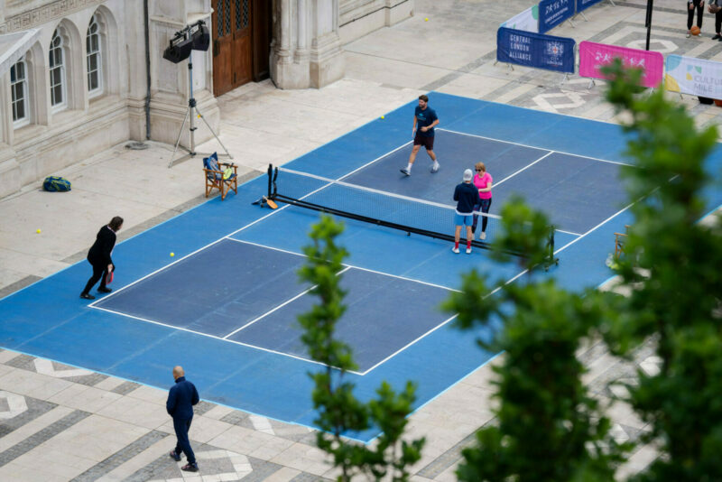 Pickleball at New Street Square
