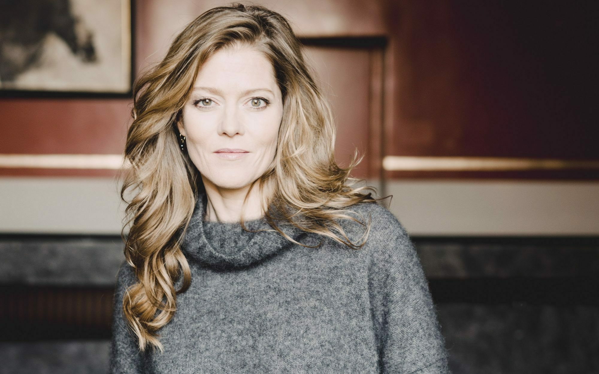 A photo of soprano and conductor Barbara Hannigan