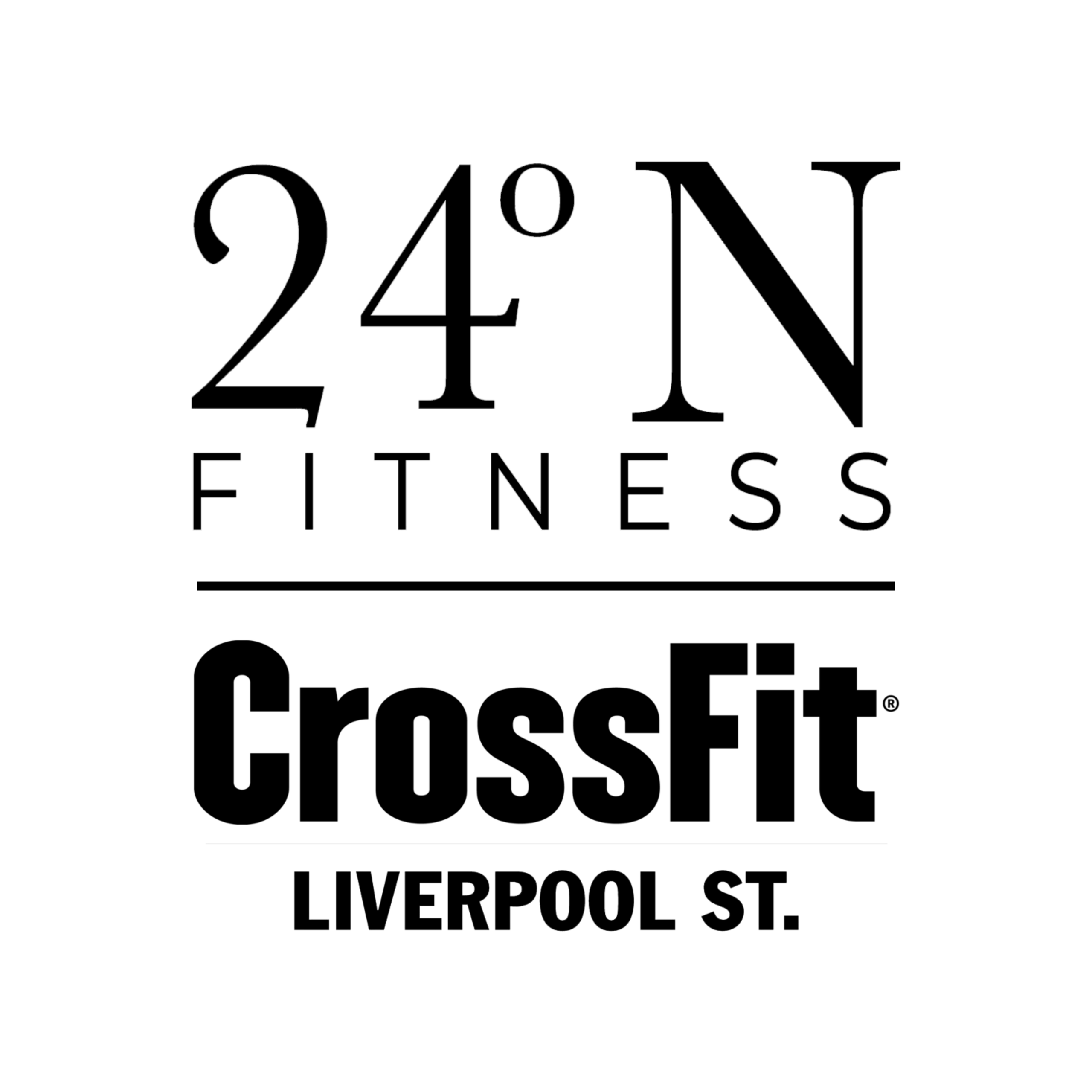 the logo for 24N Fitness & Liverpool Street CrossFit